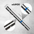 Prasacco 6 Pack Stainless Steel Sliding Gauge Sewing Ruler, Sewing Measuring Tool Quilting Ruler Ideal Measuring Tool for Quilting Knitting and Cr...