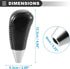 Motoforti Gear Shift Knob, Gear Shift Boot, for Toyota Land Cruiser 2016-2021, ABS, Black...