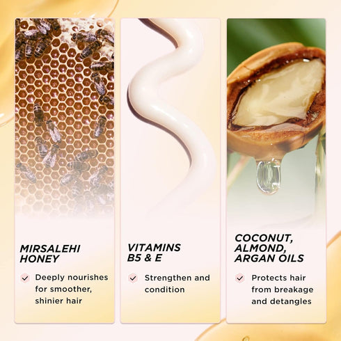 Gisou Honey Infused Conditioner Travel Size, a Weightless and Nourishing Conditioner Enriched with Mirsalehi Honey, Mini TSA-Approved Conditioner ...