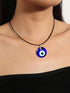 Harry and Henry 2 Pcs Evil Eye Necklace Bracelet Set Blue Glass Turkish Necklace for Women Evil Eye Chain Bracelet Jewelry...