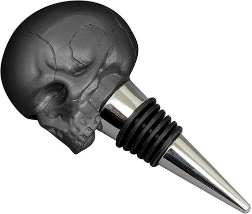 Iron & Glory | Decorative Skull Wine Stopper | Novelty Wine Bottle Stopper | Skull Decor & Goth Accessories | Halloween Wine Stoppers | Gothic Win...