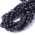 45PCS 8MM Natural Blue Sand Stone Beads Energy Healing Beads for DIY Jewelry Bracelet Necklace Making for Jewelry Making15Inch...