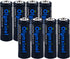 14430 3.2 Volt Rechageable Solar Battery - 4/5AA 500mAh LiFePO4 Battery for Outdoor Solar Lights,Tooth Brush, Shaver (8)...