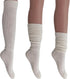AWS/American Made Slouchy Scrunch Cotton Slouch Socks for Women Shoe Size 5 to 10...