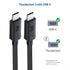 Cable Matters 20Gbps USB C to USB C Monitor Cable 3 ft / 0.9m with 4K 120Hz & 8K 30Hz, 240W Power Delivery, USB C Video Cable/USB C Display Cable ...
