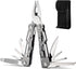 Multitool, 15-in-1 Stainless Steel Multi Tool, Folding Pocket Plier with Nylon Sheath, Perfect for Outdoor, Survival, Camping, Hiking, Simple Repa...