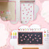 80 Pcs 91.8 ft Pink Disco Classroom Bulletin Board Borders Cowboy Disco Bulletin Board Trim Self Adhesive Scalloped Borders Decorations Stickers f...