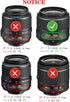 HB-69 Lens Hood Shade for Nikon AF-S(Not for AF-P) DX 18-55mm f/3.5-5.6GVR II(Not for G VR,Not for G EG II),52mm Digital Tulip Flower Lens Hood Bl...
