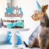 Ambishi's Barkday Cake Decor - Puppy Birthday Party, Baby Dog Toppers - Rose Gold & Blue Glitter...