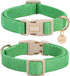 Dog Collar - Cute & Comfy Cotton Pet Collar, Adjustable Lightweight Design with Quick-Release Buckle, for Small, Medium & Large Dogs - Multiple St...