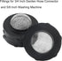 30pcs Stainless Steel Garden Hose Screen Filter, Pressure Screen Washer Hose Filter with 50 Mesh for 3/4" Garden Hose Faucet Inside Fittings, Hose...