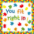 chiazllta Welcome Bulletin Board for Classroom with Inspirational Accents Puzzle Pieces Bulletin Board Decorations for Chalkboards School Door Dec...