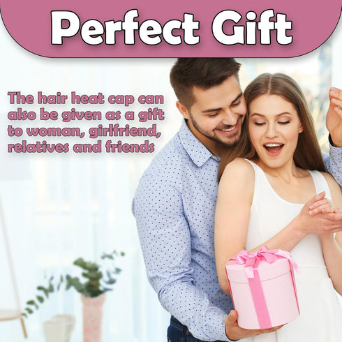 Heat for Deep Conditioning, Oil Treatment Electric Heat Hair Steamer Intelligent Temperature Control Hair Care Hat Portable Hair SPA Detachable Ha...