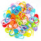 600 Pieces Colorful Plastic Safety Pins,Knitting Markers Crochet Clips,Knitting Crochet Stitch Markers,Locking Stitch Markers for Knitting DIY Cra...
