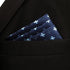 SHLAX&WING Floral Blue Mens Pocket Square Silk Handkerchief Handmade...