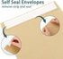 50 Pack 6 X 9 Inches Catalog Envelopes, Kraft Catalog Mailing Envelopes, Self Seal Manila Envelopes for Mailing, Storage, Office, Invitation, Home...