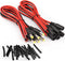 18AWG DC Power Cable, 6 Pairs DC Power Pigtail Cable Wire, 12V 5A Male & Female Connectors, Suitable for CCTV Security Cameras and Lighting Power ...