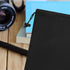 Drawstring Bag - Nylon Cinch and Ditty Stuff Pouch with Toggle (7 x 9-12 pack, Black)...