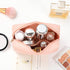 Preppy Patch Makeup Bag Leather Cosmetic Bag Small Makeup Pouch, Portable Waterproof Travel Toiletry Organizer,Cute Preppy Makeup Bag for Women Gi...