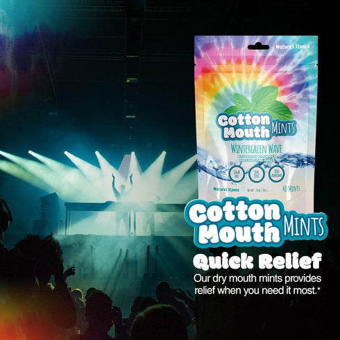 Nature's Stance Xylitol Mints for Cotton Mouth Relief, Dry Mouth Lozenges Sugar Free, Mouth Watering Mints - Stimulates Saliva & Freshens Breath, ...