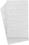 Westcott LetterCraft Permanent Vinyl Lettering Franklin Gothic 6-Inch, White (15865)...