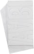 Westcott LetterCraft Permanent Vinyl Lettering Franklin Gothic 6-Inch, White (15865)...