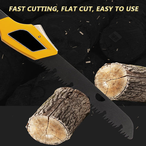 Folding saw, extra long 14 Inch blade, backpacking saw for hiking camping, dry & live wood trimming, pruning saw with 3 cutting angle hard teeth, ...