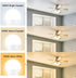 SHINESTAR 3-Pack Ceiling Fan Light Bulbs, Small Base, 120v 40w Equivalent, E12 LED Bulb, 5000K Daylight, Non-Dimmable...