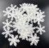 48pcs Edible Christmas Snowflakes White Cupcake Cake Toppers Decoration with Plastic Box Package for Chirstmas Winter Frozen Theme Party...