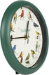 Mark Feldstein, Audubon Singing Bird Clock, 8 Inch, Green...