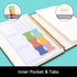 Alltree Lined Journal Notebook, Spiral Notebook for Work, Journal for Women & Men, A5 Medium, Spiral Notebook with Tabs, Pen Loop, Pocket, Sticker...