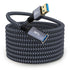 USB Extension Cable 20 ft, Long USB Extension Cable USB Extender Nylon Braided USB 3.0 Extension Cable for Webcam, Camera, Phone, Mouse, Keyboard,...