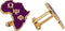 Desert Cactus Omega Psi Phi Cufflinks OPP Omega Man D9 Divine 9 Fraternity Greek Formal Wear Blazer Jacket (Cufflinks - C)...
