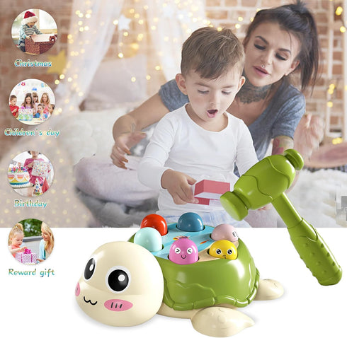 Hammering and Pounding Toy,Toys for 3 4 5 6 Year Old Boys,Baby Interactive Toys Toddler Activities Games,Learning,Active,Early Educational Toy,Gif...