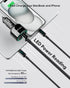 WOTOBEUS USB C to USB C Cable, 5A PD 100W E-Marker with LED Display, QC5/PPS45W, Soft & Braided, Super Fast Charging for iPhone 15 Pro Max iPad Ma...