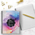 Softcover Think Positive 8.5" x 11" Motivational Spiral Notebook/Journal, 120 College Ruled Pages, Durable Gloss Laminated Cover, Black Wire-o Spi...