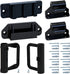 Retractable Baby Gate Replacement Parts (Black) Retractable Dog Gate Hardware Full Set Wall Mounting Accessories with Brackets Anchors and Screws ...