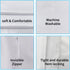 15 pcs Sublimation Blanks Pillow Cases 16"x 16" White Cushion Covers Pillow Covers Heat Transfer DIY Custom Picture Pillow Covers Glossy Satin (4)...