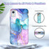 Btscase for iPhone XR Case, Heavy Duty Three Layer Marble Pattern Shockproof Full Body Rugged Hard PC+Soft TPU Bumper Drop Protection Women Girls ...