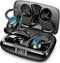 Wireless Earbud Sport, Wireless Headphones Bluetooth 5.3 Over Ear IP7 Waterproof, In Ear Wireless Earphones Sports with Dual LED Display, Bass Ove...