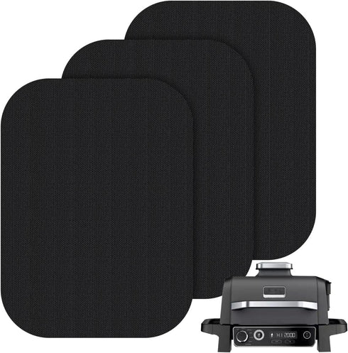 Grill Mats Set for Ninja Woodfire Outdoor Grill Accessories...