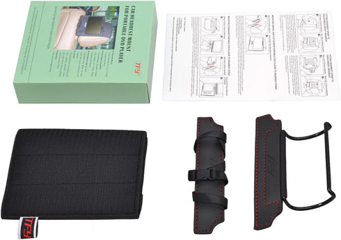 TFY Car Headrest Mount Holder for Standard (Laptop Style) Portable DVD Player...