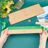 BENECREAT 2Pcs Ribbon Measuring Board 10" 12" 13" 14" Ribbon Tail Board Craft Board MDF Wooden Measuring Board for Craft Supplies Wreath Supplies...