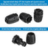 1/2 Inch Irrigation Tubing End Cap for 0.52" ID x 0.65" OD Drip Irrigation Tubing, 10 Pack 16mm Drip Irrigation System Parts 1/2 inch Irrigation F...