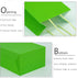 AZOWA Medium Gift Bags Light Green Kraft Paper Bags With Handles (7.5 x 3.9 x 9.8 in, 12 CT)...