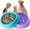 Slow Feeder Dog Bowls 2 Pack, Anti-Slip Slow Eating Dog Bowl, Maze Dog Food Bowl, Anti-Choking Puzzle Feeder Dog Bowl, Slow Feeder Bowl for Dogs &...