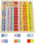 Multiplication Table, Montessori Trays Times Puzzles, Wooden Cube Toys 1-100 Numbers Blocks Manipulatives Preschool Learning Math Chart Counting T...