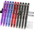 Nicpro 0.7 mm Art Mechanical Pencil Bulk Set, 10 PCS Colored Rotate-Erase & Fast Click Lead Pencils with 5 Tubes HB Lead Refills, 10 Eraser Refill...