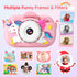 Kids Camera for Toddler Girls Boys Aged 3-9, YEEHAO 32MP Kids Toys Digital Camera 3 4 5 6 7 8 9 Year Old Girls, Children Birthday Gift for Kids, P...