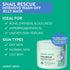 Peach Slices | Snail Rescue Intensive Treatment Wash-Off Face Mask | 95% Snail Mucin | For Dark Spots & Blemishes | Refreshing & Calming Mask | Cl...